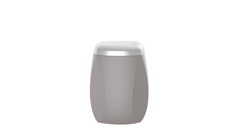 PORTA COTONETES  ALGODÃO MAX ELEGANCE GOTA CREME