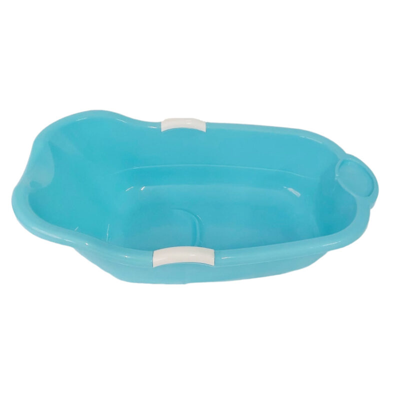 BANHEIRA INFANTIL BEBÊ COM PORTA SABONETE AZUL BEBÊ