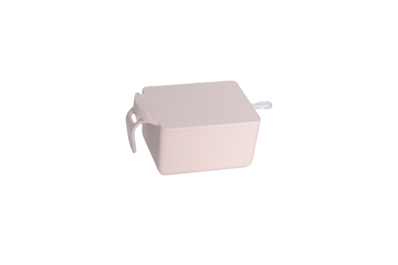 AÇUCAREIRO ELEGANCE 250ML COM COLHER - ROSE