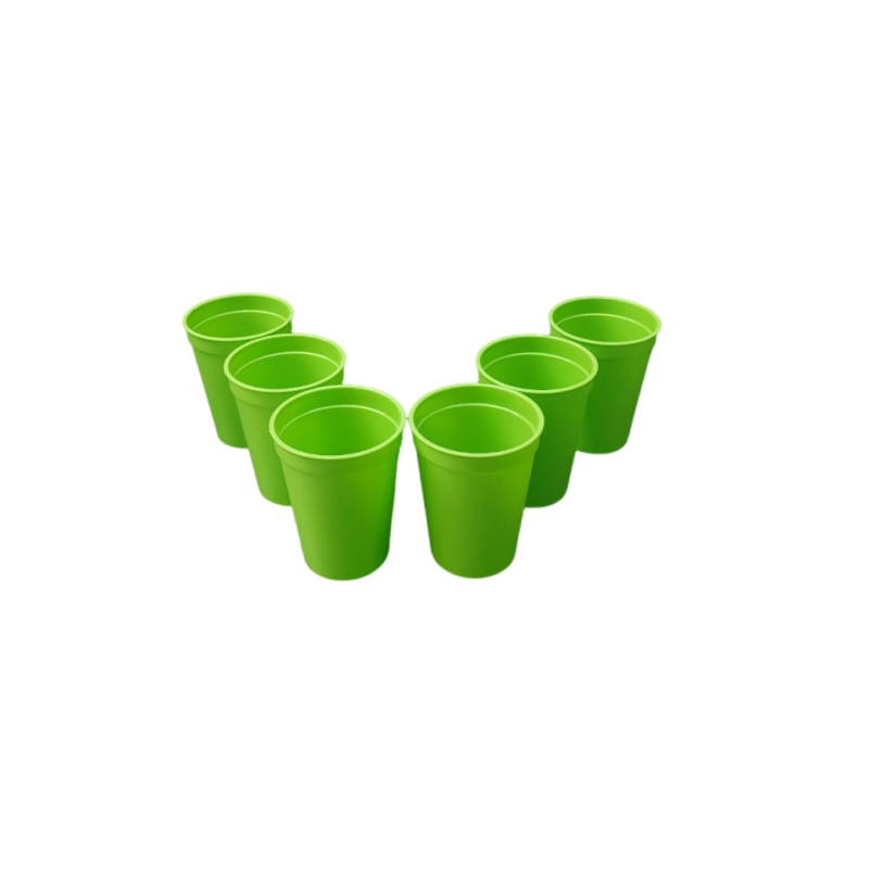 CONJUNTO COPOS 350ML 6 PEÇAS - VERDE